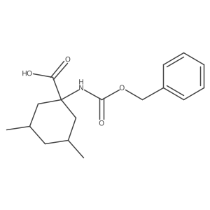 1-{[(Benzyloxy)carbonyl]amino}-3,5-dimethylcyclohexane-1-carboxylic acid Structure