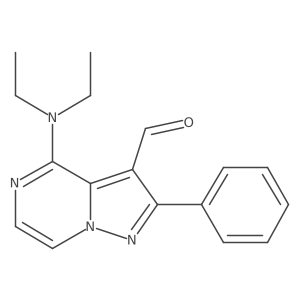 4-(Diethylamino)-2-phenylpyrazolo[1,5-a]pyrazine-3-carbaldehyde Structure