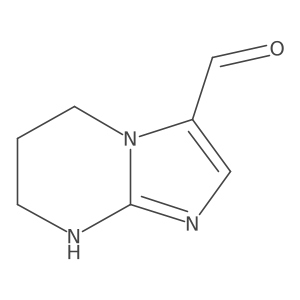 5H,6H,7H,8H-Imidazo[1,2-a]pyrimidine-3-carbaldehyde结构式