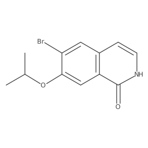 6-Bromo-7-isopropoxyisoquinolin-1(2H)-one Structure