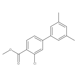 Methyl 2-chloro-4-(3,5-dimethylphenyl)benzoate Structure