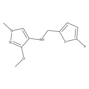 N-[(5-fluorothiophen-2-yl)methyl]-3-methoxy-1-methyl-1H-pyrazol-4-amine结构式