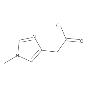 2-(1-Methyl-1H-imidazol-4-yl)acetyl chloride结构式