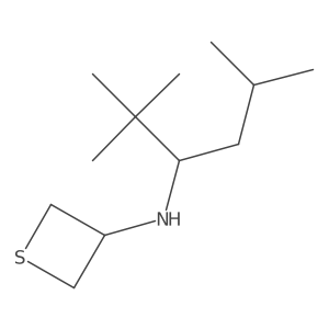 N-(2,2,5-Trimethylhexan-3-yl)thietan-3-amine Structure