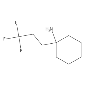 1-(3,3,3-Trifluoropropyl)cyclohexan-1-amine结构式