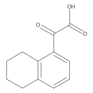 2-Oxo-2-(5,6,7,8-tetrahydronaphthalen-1-yl)acetic acid Structure