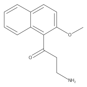 3-Amino-1-(2-methoxynaphthalen-1-yl)propan-1-one Structure