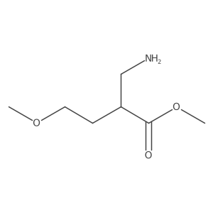 Methyl 2-(aminomethyl)-4-methoxybutanoate Structure