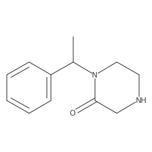 1-(1-Phenylethyl)piperazin-2-one结构式