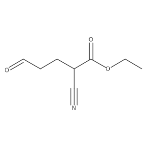 Ethyl 2-cyano-5-oxopentanoate Structure