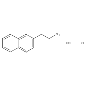 2-(Quinolin-3-yl)ethan-1-amine dihydrochloride结构式