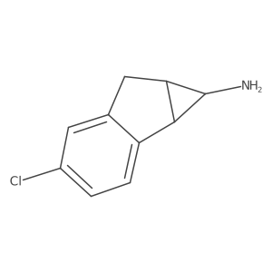 4-chloro-1H,1aH,6H,6aH-cyclopropa[a]inden-1-amine结构式