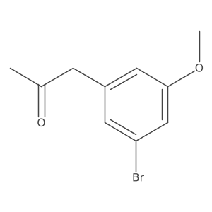 1-(3-Bromo-5-methoxyphenyl)propan-2-one Structure