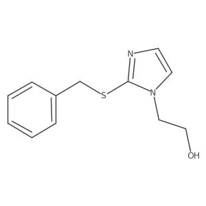 2-[2-(Benzylsulfanyl)-1h-imidazol-1-yl]ethan-1-ol结构式
