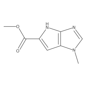 methyl1-methyl-1H,4H-pyrrolo[2,3-d]imidazole-5-carboxylate Structure