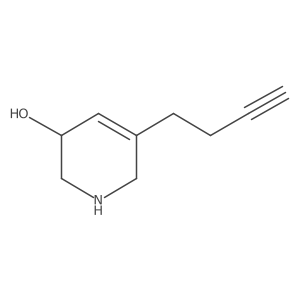 5-(But-3-yn-1-yl)-1,2,3,6-tetrahydropyridin-3-ol Structure