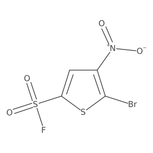 5-Bromo-4-nitrothiophene-2-sulfonyl fluoride结构式