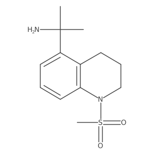 2-(1-Methanesulfonyl-1,2,3,4-tetrahydroquinolin-5-yl)propan-2-amine Structure