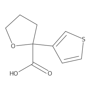 2-(Thiophen-3-yl)oxolane-2-carboxylic acid Structure