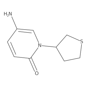 5-Amino-1-(thiolan-3-yl)-1,2-dihydropyridin-2-one Structure
