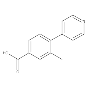 3-Methyl-4-(pyridin-4-yl)benzoic acid Structure