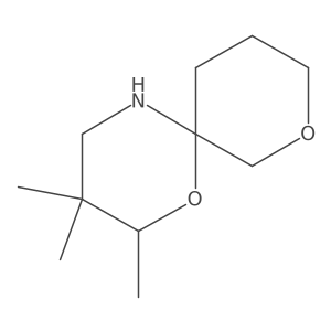 2,3,3-Trimethyl-1,8-dioxa-5-azaspiro[5.5]undecane Structure