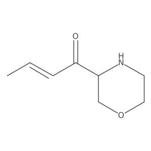 1-(Morpholin-3-yl)but-2-en-1-one Structure