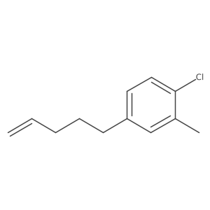 1-Chloro-2-methyl-4-(pent-4-en-1-yl)benzene Structure