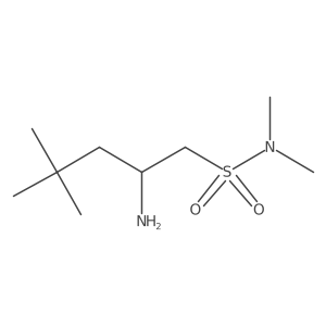 2-amino-N,N,4,4-tetramethylpentane-1-sulfonamide Structure