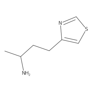 (2R)-4-(1,3-thiazol-4-yl)butan-2-amine结构式