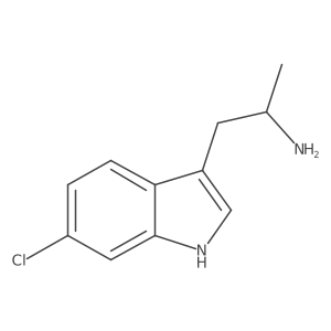 (2S)-1-(6-chloro-1H-indol-3-yl)propan-2-amine Structure