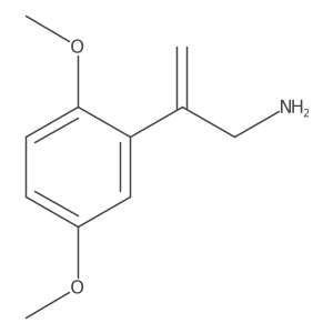 2-(2,5-Dimethoxyphenyl)prop-2-en-1-amine Structure