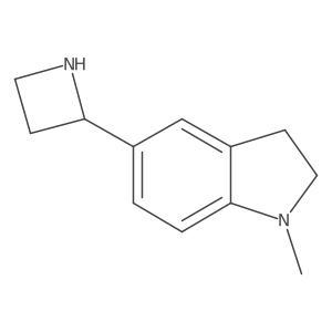 5-(azetidin-2-yl)-1-methyl-2,3-dihydro-1H-indole Structure