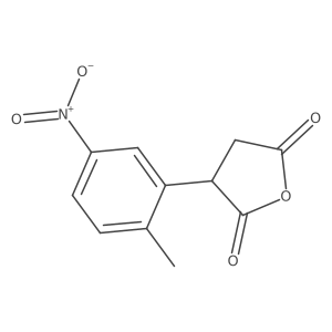3-(2-Methyl-5-nitrophenyl)oxolane-2,5-dione Structure
