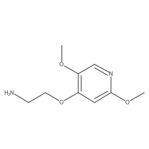 2-[(2,5-Dimethoxypyridin-4-yl)oxy]ethan-1-amine Structure