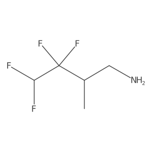 (2S)-3,3,4,4-Tetrafluoro-2-methylbutan-1-amine结构式