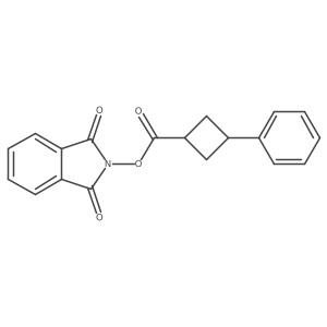 1,3-dioxo-2,3-dihydro-1H-isoindol-2-yl (1s,3s)-3-phenylcyclobutane-1-carboxylate Structure