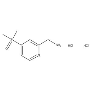 (4-Dimethylphosphorylpyridin-2-yl)methanamine;dihydrochloride Structure