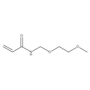 N-[(2-Methoxyethoxy)methyl]-2-propenamide结构式