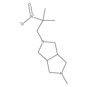 2-Methyl-5-(2-methyl-2-nitropropyl)-octahydropyrrolo[3,4-c]pyrrole Structure