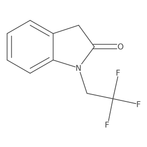 1-(2,2,2-Trifluoro-ethyl)-1,3-dihydro-indol-2-one Structure