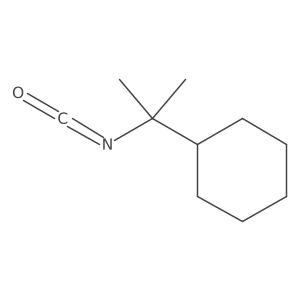 (2-Isocyanatopropan-2-yl)cyclohexane结构式