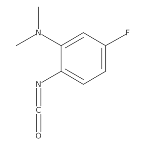 5-fluoro-2-isocyanato-N,N-dimethylaniline Structure