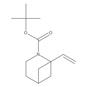 Tert-butyl 1-ethenyl-2-azabicyclo[3.1.1]heptane-2-carboxylate Structure