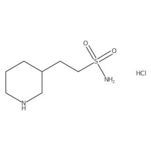 2-(Piperidin-3-yl)ethane-1-sulfonamidehydrochloride Structure
