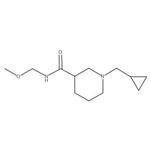 1-(Cyclopropylmethyl)-N-(methoxymethyl)piperidine-3-carboxamide Structure