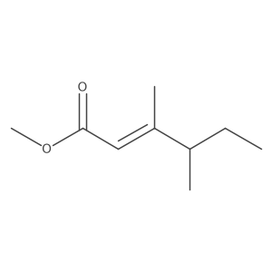 methyl (2E)-3,4-dimethylhex-2-enoate Structure