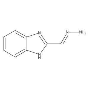 2-(Hydrazonomethyl)-1H-benzo[d]imidazole结构式