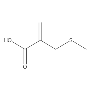 2-((Methylthio)methyl)acrylic acid Structure