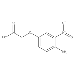 (4-Amino-3-nitro-phenoxy)-acetic acid Structure